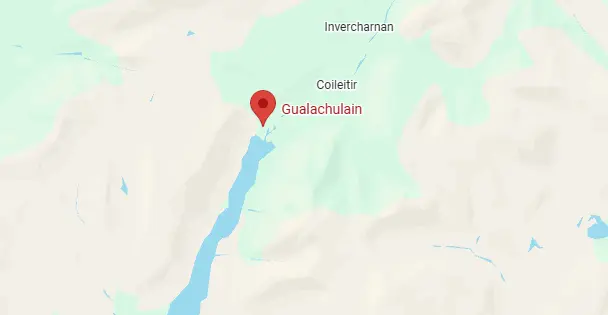 Glen Etive Map Glen Etive Map
